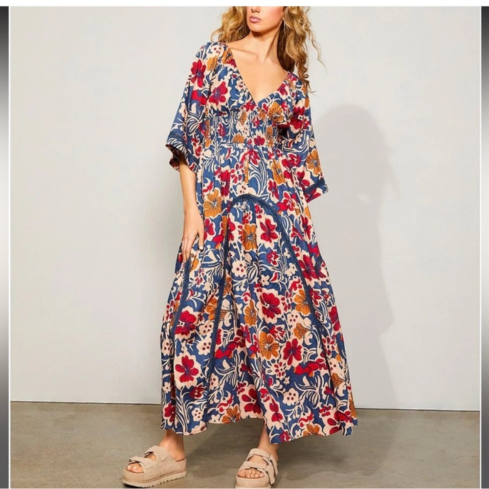 Free People Dixie Floral Maxi Dress
